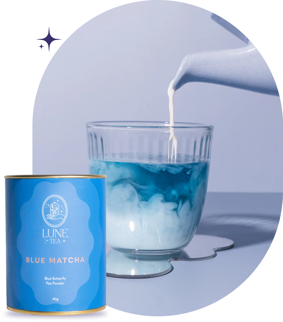 Poznaj Matcha Blue – delikatny proszek do napojów i deserów