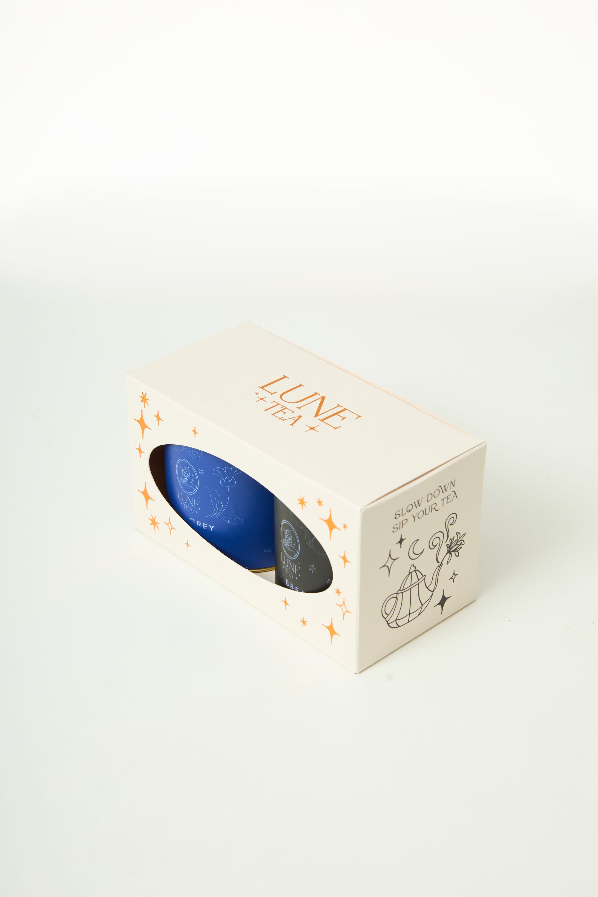 Zestaw 2 herbat na prezent beżowy